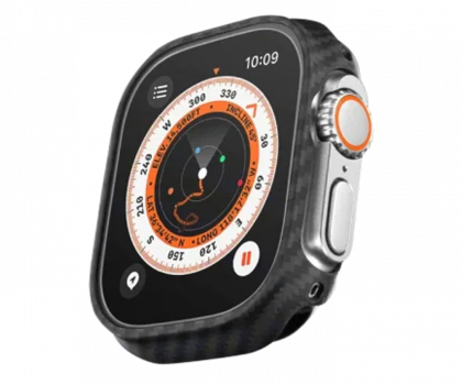 Pasek i akcesoria do zegarków PITAKA Air case black/grey Apple Watch Ultra 49 mm